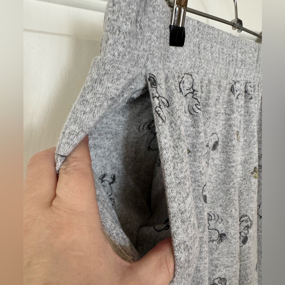 Peanuts Snoopy & Woodstock Pajama Joggers, Medium - Picture 6 of 7